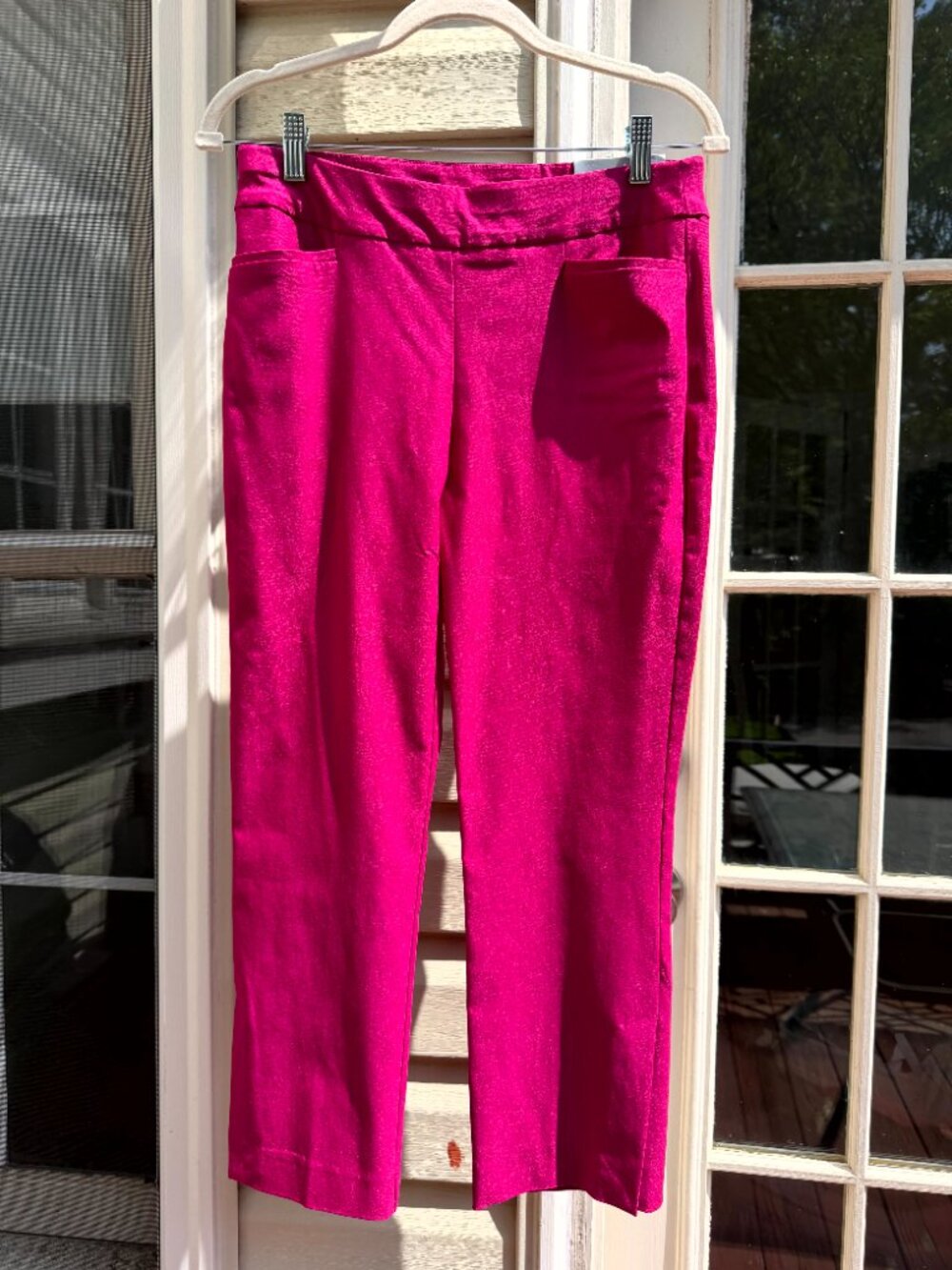 NWT Chico’s So Slimming Brigitte Slim Leg Capri, Chicos Sz 00 /US Sz 2